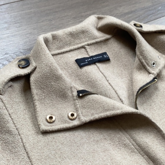 Zara Beige Jacket - Size Medium - Picture 2 of 5